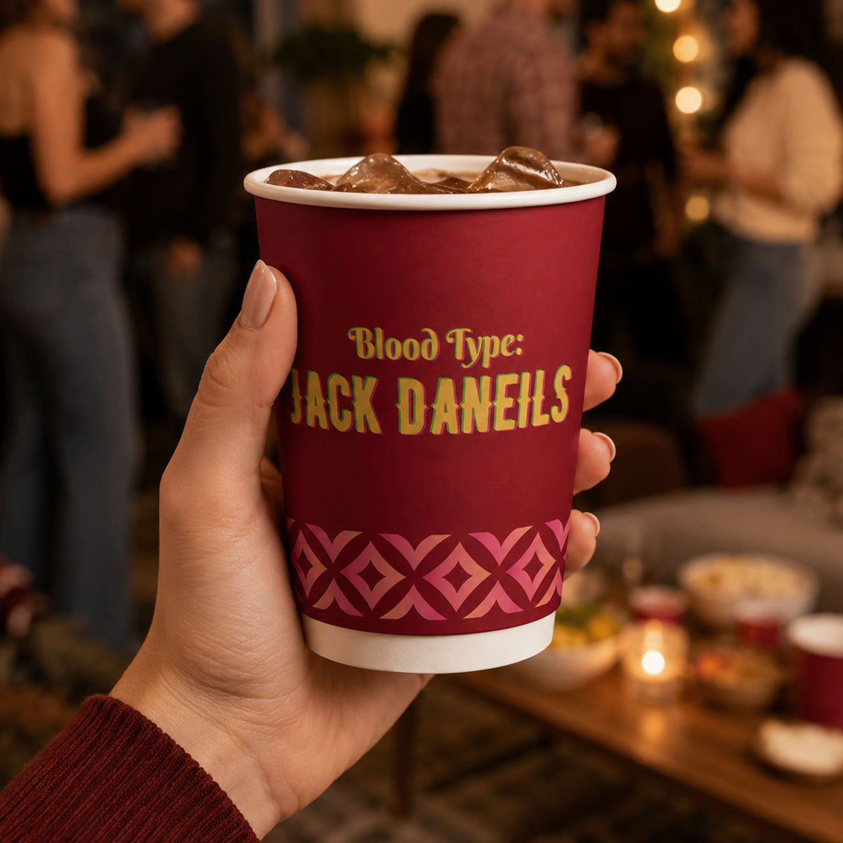 Parttyhub Jack Daniels* team red house party cups | HOP | Pack 8