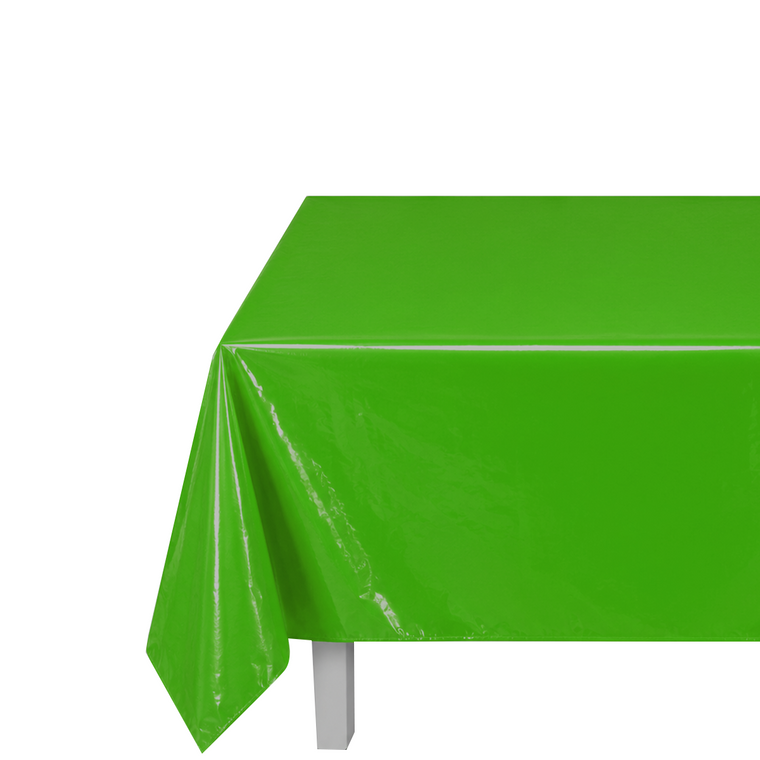 Parttyhub Parrot Green Solid Colour Tablecloth | PLN | Pack 1