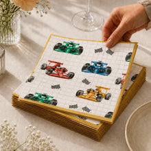 Parttyhub racecar track birthday napkins | RCT | Pack 16