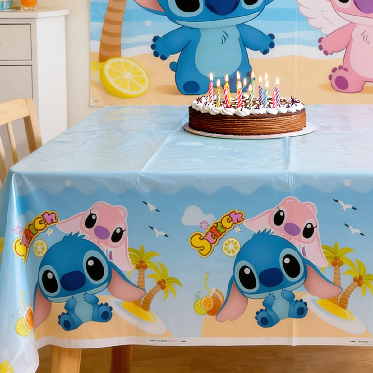 Parttyhub Lilo & Stitch Birthday Tablecover | KDZLS | Pack 1