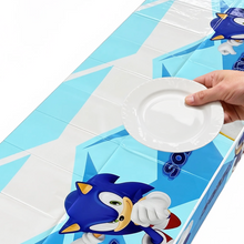 Parttyhub Sonic Cartoon Theme Birthday Tablecover | SCRTN | Pack 1