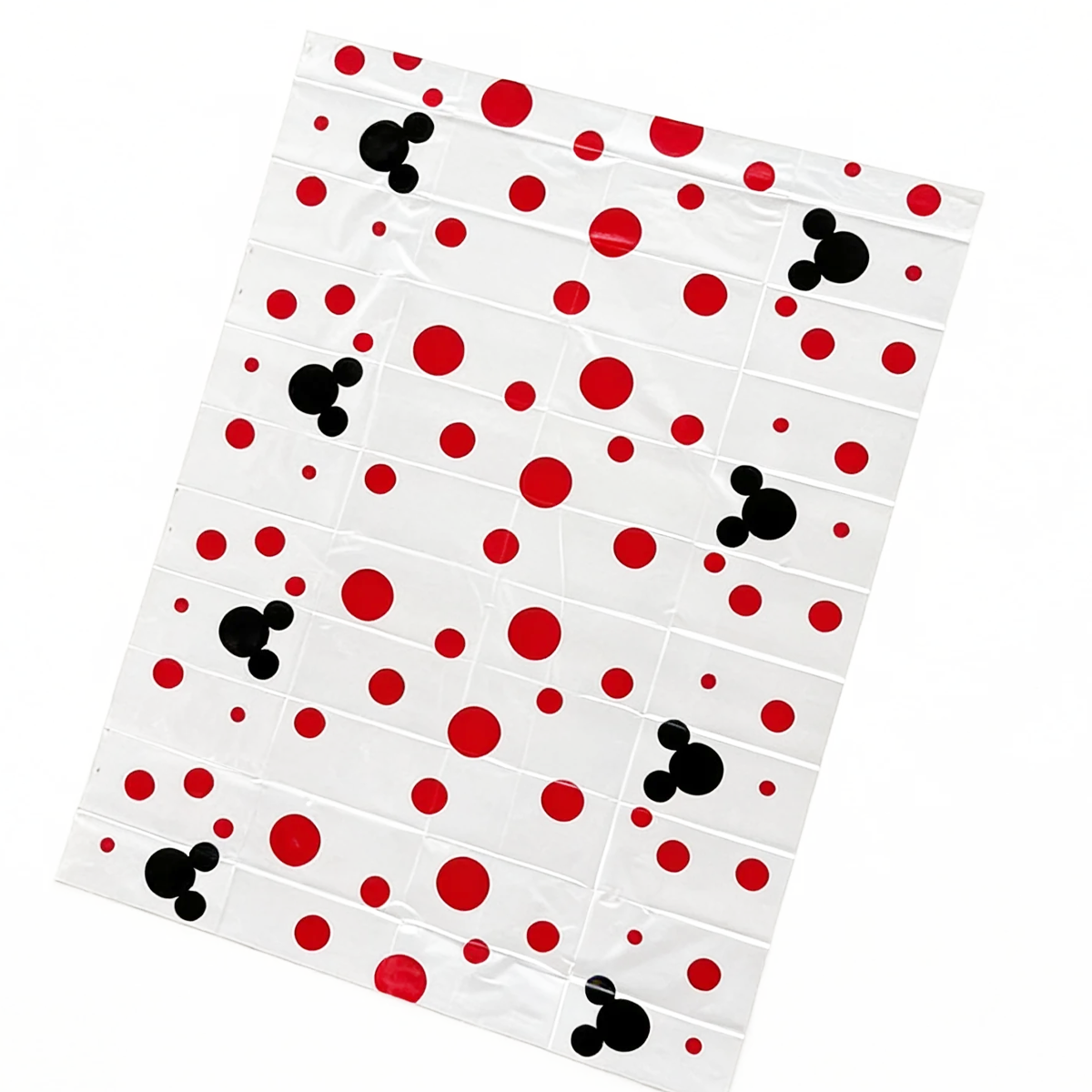 Parttyhub Mickey Mouse Polka Dot Tablecover | MI | Pack 1
