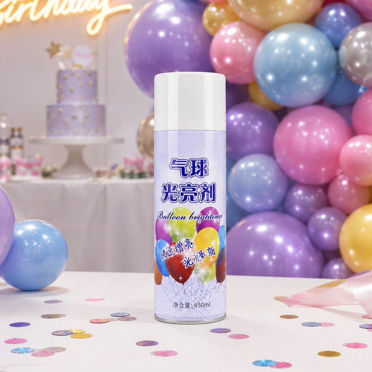 Parttyhub Balloon Brightener Spray | SOL | Pack 1