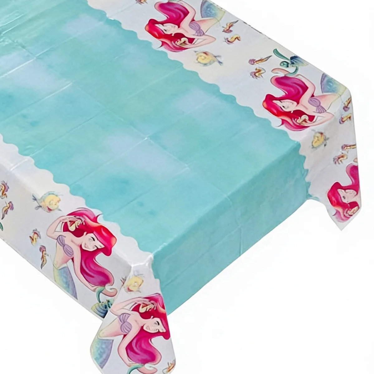 Parttyhub Ariel Mermaid Princess Birthday Party Tablecover | MRMID | Pack 1