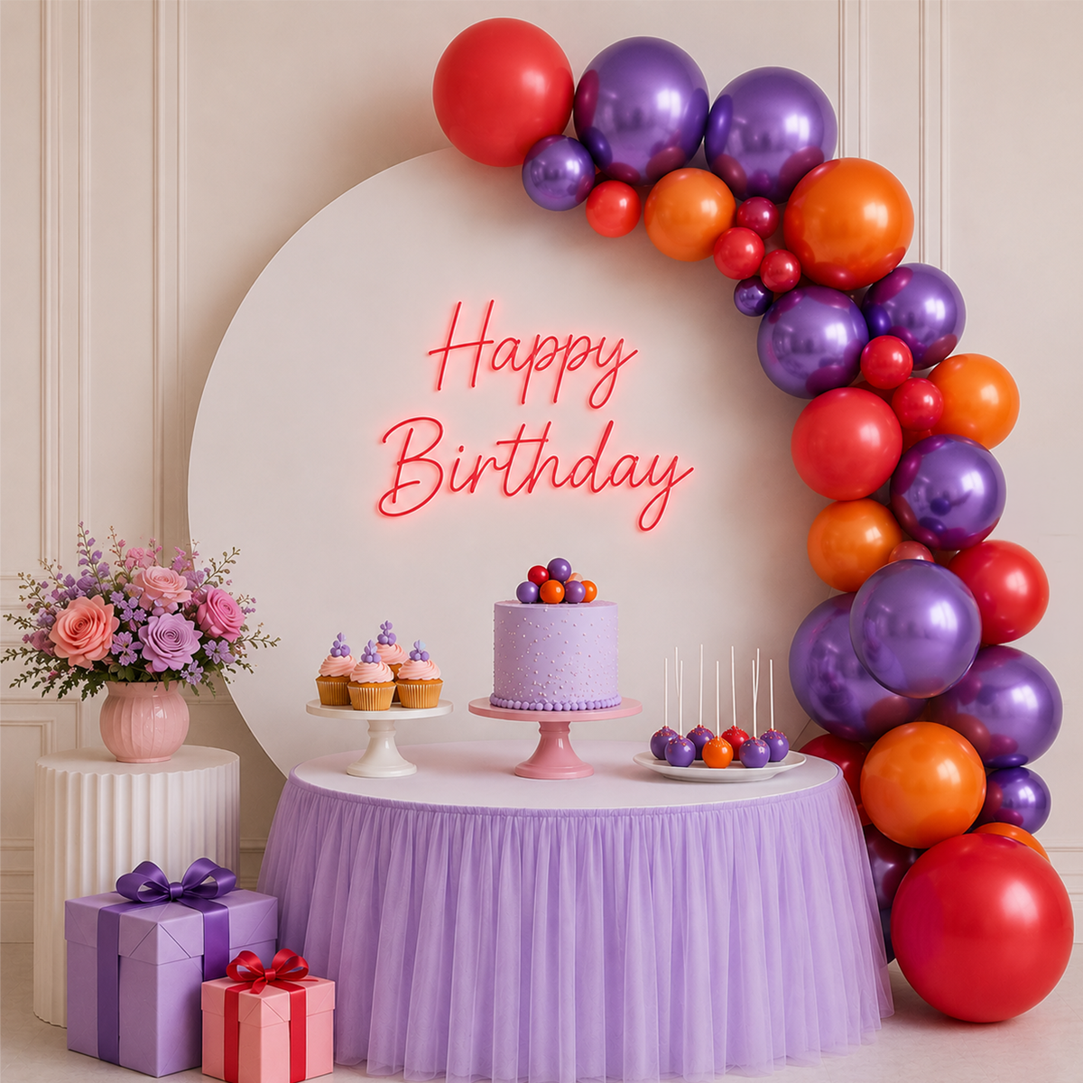 Parttyhub Royal Candy Balloon Combo Set | MET | Pack 8