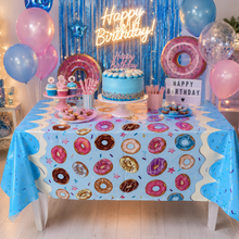 Parttyhub Donut Sprinkle Blue Party Tablecloth | KDZDN | Pack 1