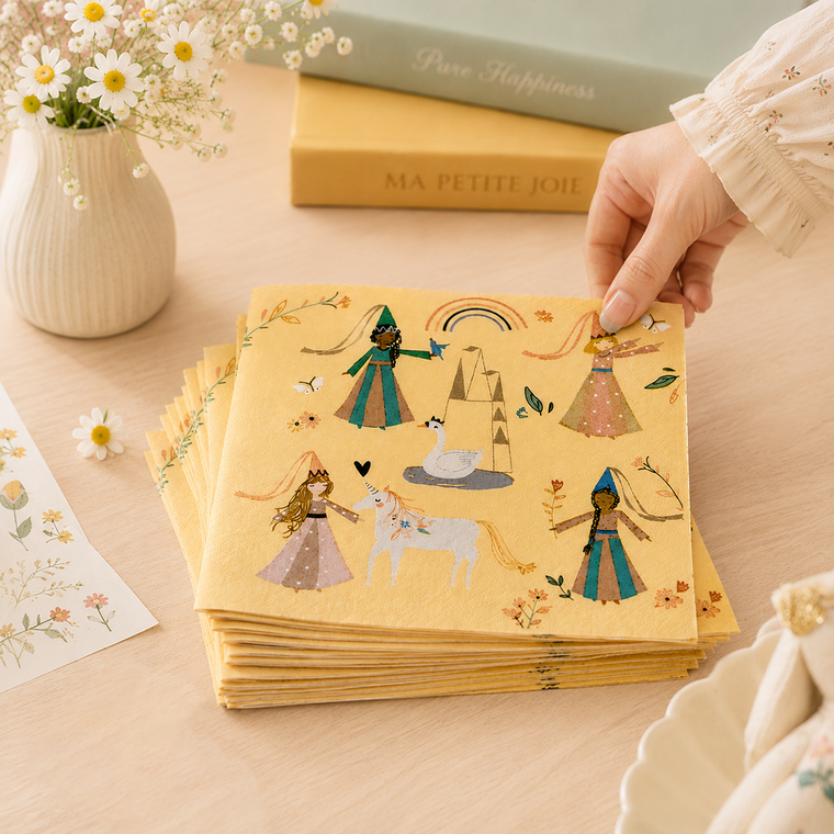 Parttyhub mystical unicorn party napkins | UNI | Pack 16