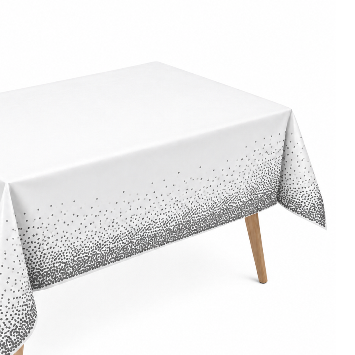 Parttyhub Silver Confetti Party Tablecloth | PLN | Pack 1