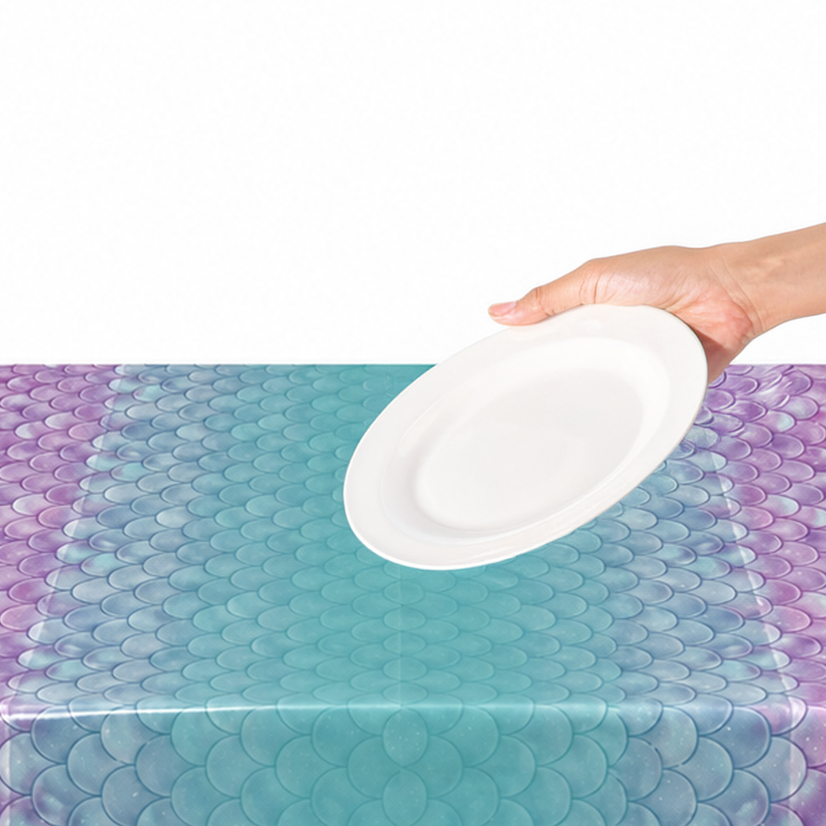 Parttyhub Mermaid Scales Party Tablecover | MS | Pack 1