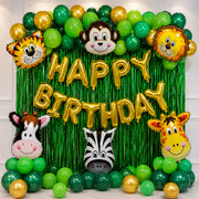 PARTTYHUB JUNGLE THEMED BIRTHDAY PARTY DECOR KIT | JUN | PACK 1