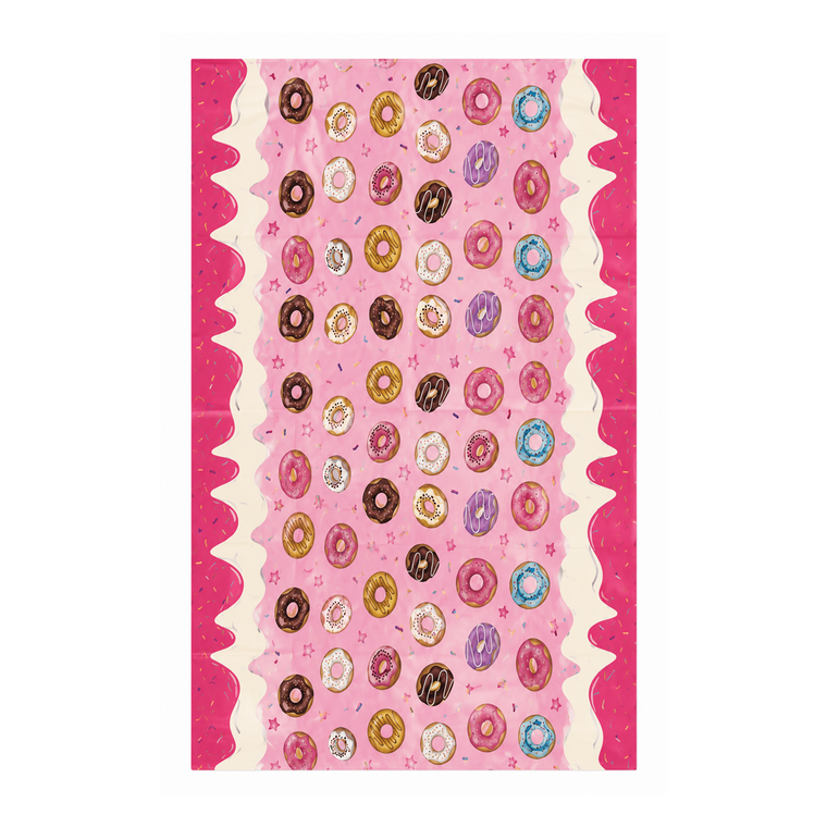 Parttyhub Donut Sprinkle Pink Party Tablecloth | KDZDN | Pack 1