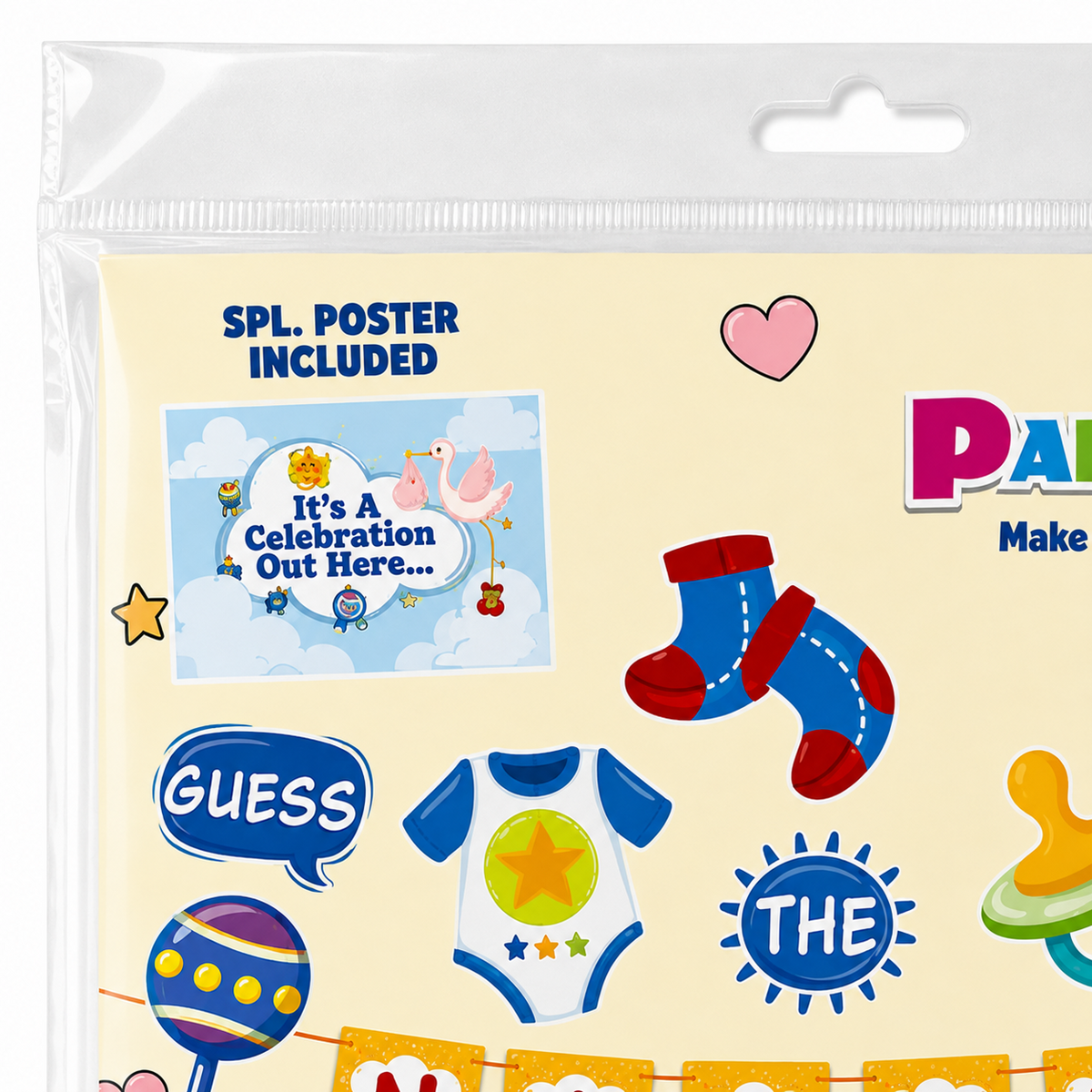 PARTTYHUB BABY BOY'S NAMING CEREMONY DECOR KIT | BBS | PACK 1