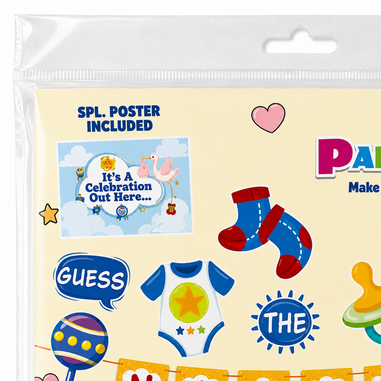 PARTTYHUB BABY BOY'S NAMING CEREMONY DECOR KIT | BBS | PACK 1