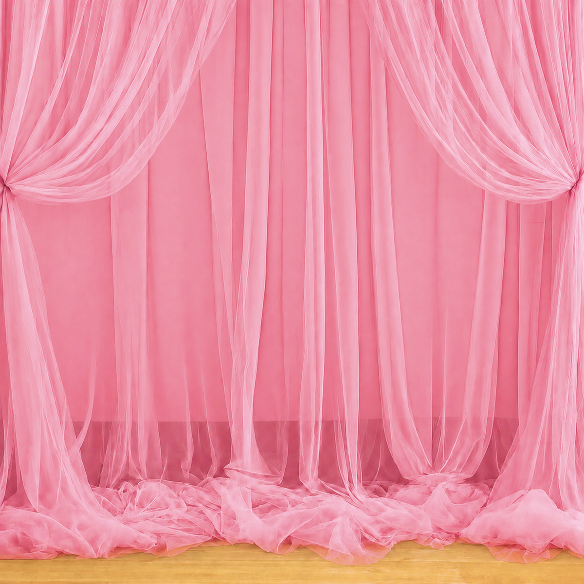 PARTTYHUB BABY PINK TULLE DRAPES | BPT | PACK 1