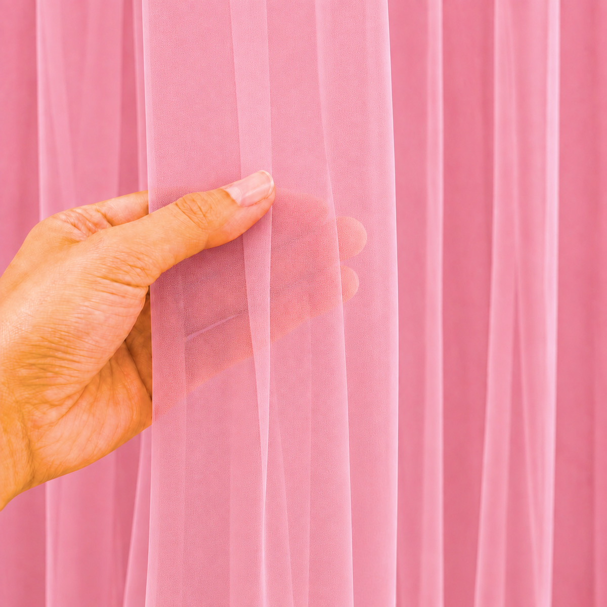 PARTTYHUB BABY PINK TULLE DRAPES | BPT | PACK 1
