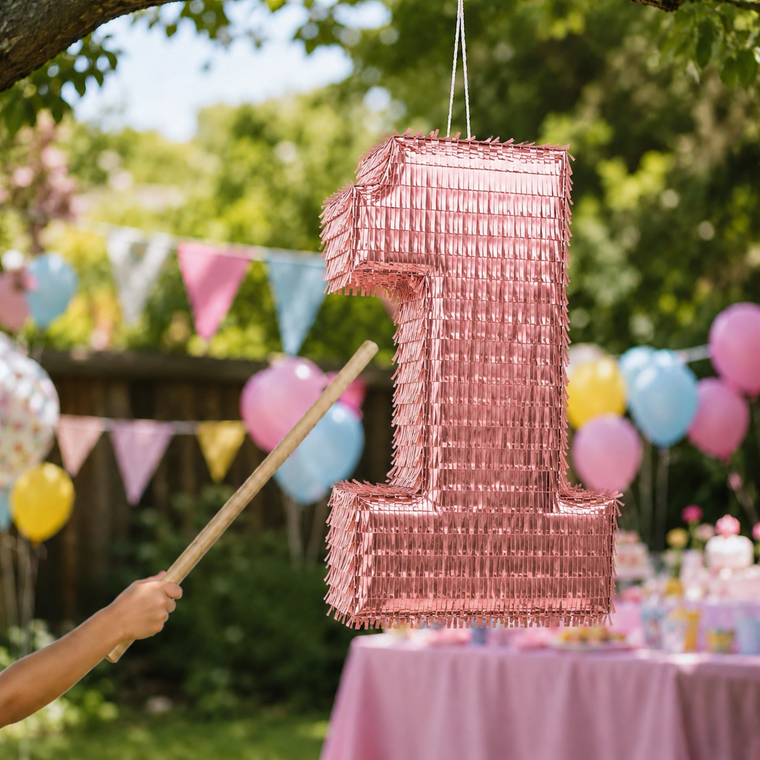 PARTTYHUB BIRTHDAY NUMBER 1 FOIL PINATA | NMO | PACK 1