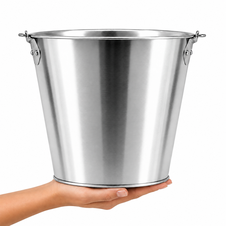 PARTTYHUB SILVER METAL ICE BUCKET | SMI | PACK 1