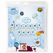 PARTTYHUB BLUE BABY SHOWER CELEBRATION DECOR KIT | BLU | PACK 1