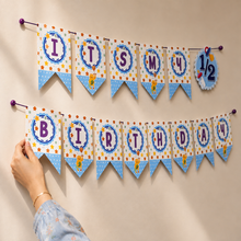 PARTTYHUB BABY BOY HALF BIRTHDAY DECOR KIT | BBH | PACK 1
