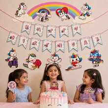 PARTTYHUB RAINBOW UNICORN BIRTHDAY DECOR KIT | RUN | PACK 1