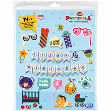 PARTTYHUB BABY BOY HALF BIRTHDAY DECOR KIT | BBH | PACK 1