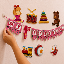 PARTTYHUB ONE & FUN BIRTHDAY PARTY DECOR KIT | OFU | PACK 1