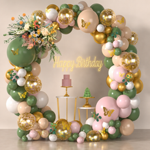 Parttyhub Pastel Bloom Gold Butterflies Balloon Set | PBG | Pack 1