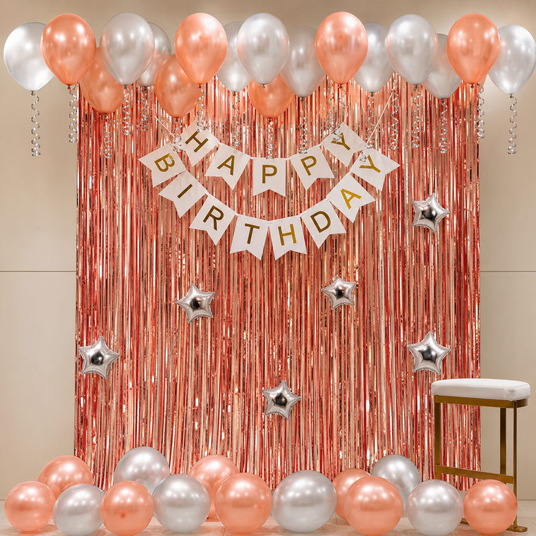 Parttyhub Peach Stardust Birthday Party Bundle | SOL | Pack 1