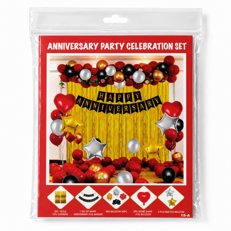 Parttyhub Happy Anniversary Party Combo Set | HA | Pack 1