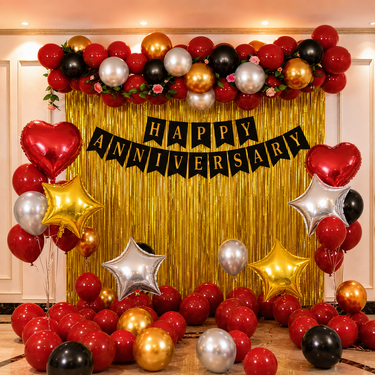 Parttyhub Happy Anniversary Party Combo Set | HA | Pack 1
