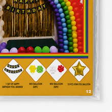 Parttyhub Colour Blast Birthday Combo Set | RBW | Pack 1