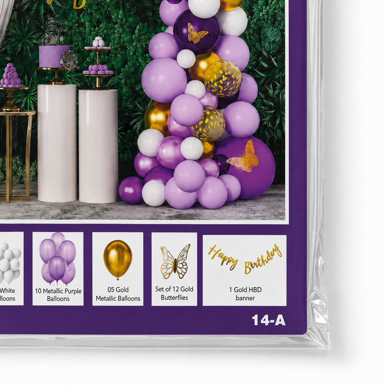 Parttyhub Moonlit Lilac Birthday Party Bundle | MOL | Pack 1