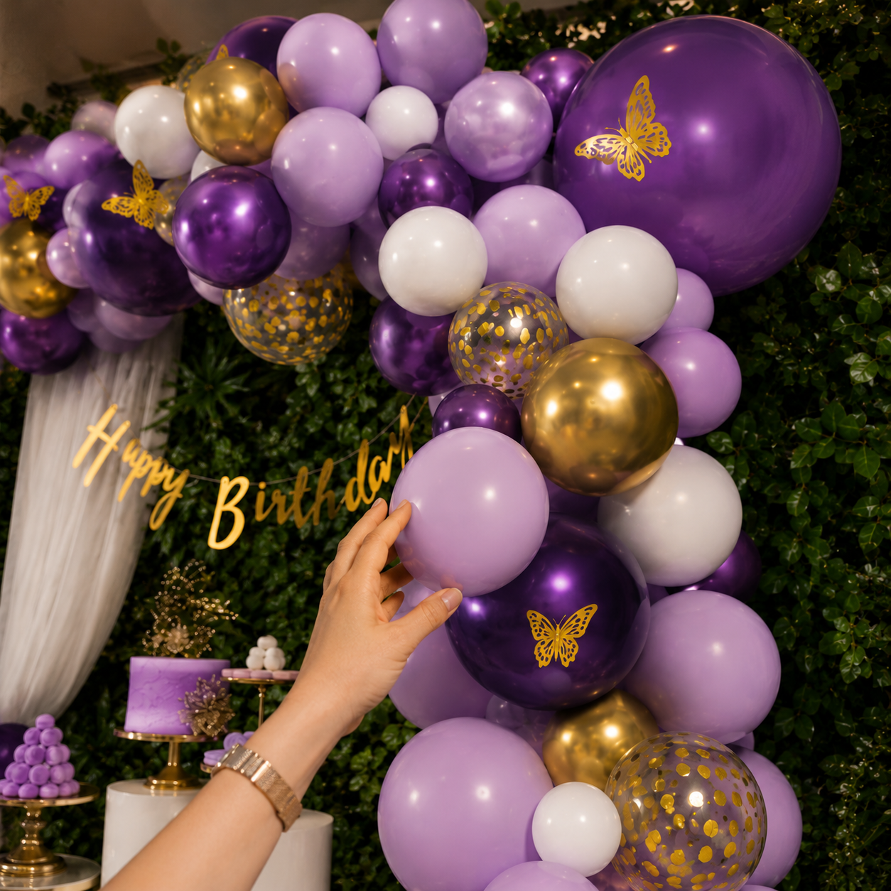 Parttyhub Moonlit Lilac Birthday Party Bundle | MOL | Pack 1