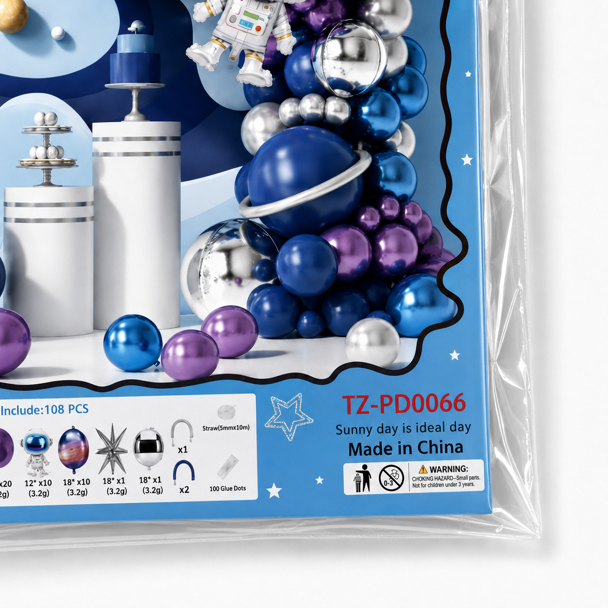 Parttyhub Space Adventure Balloon Set | AIS | Pack 1