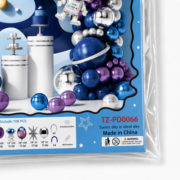 Parttyhub Space Adventure Balloon Set | AIS | Pack 1