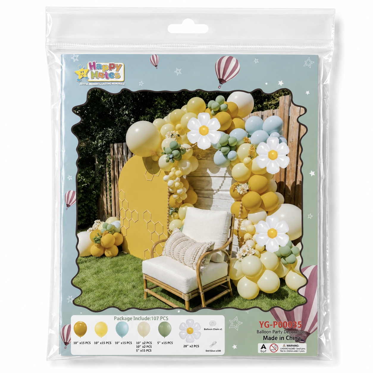 Parttyhub Garden Party Balloon Set | GNP | Pack 1