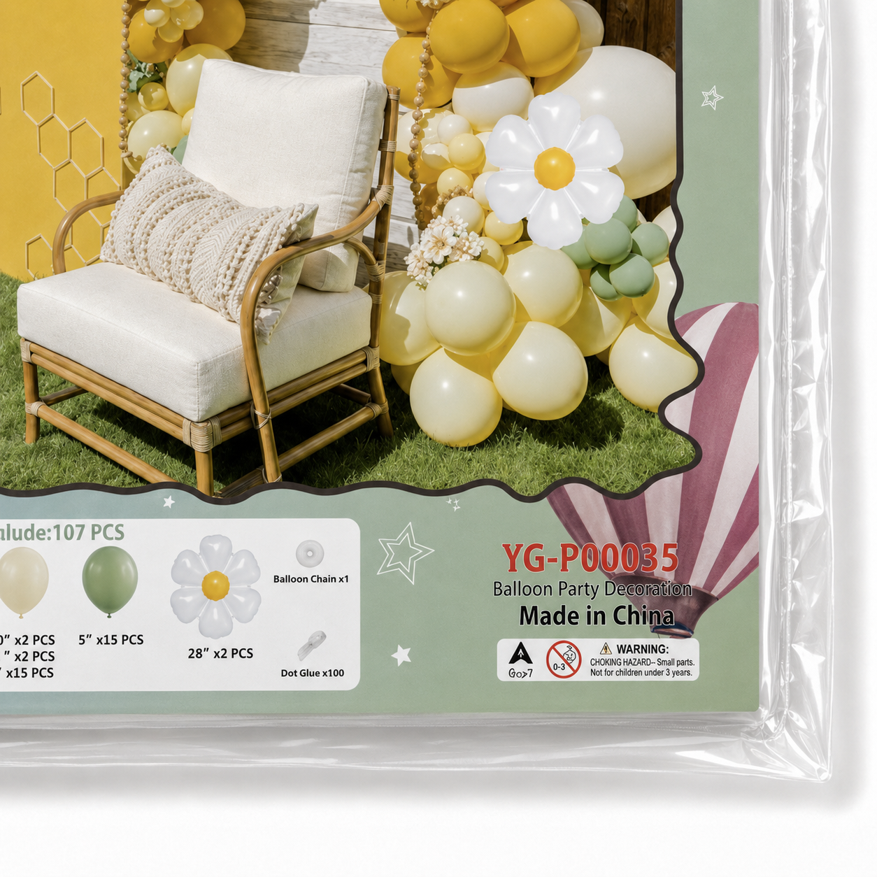 Parttyhub Garden Party Balloon Set | GNP | Pack 1