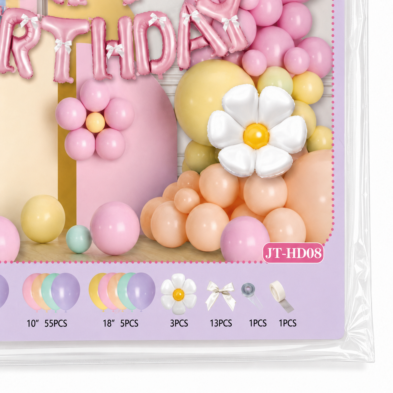 Parttyhub Floral Fantasy Flower Balloons Set | FFF | Pack 1