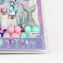 Parttyhub Mermaid Fantasy Metallic Balloon Set | MFM | Pack 1