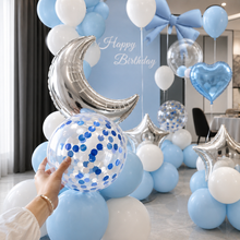 Parttyhub Dreamy Moon And Stars Birthday Balloon Set | DMS | Pack 1