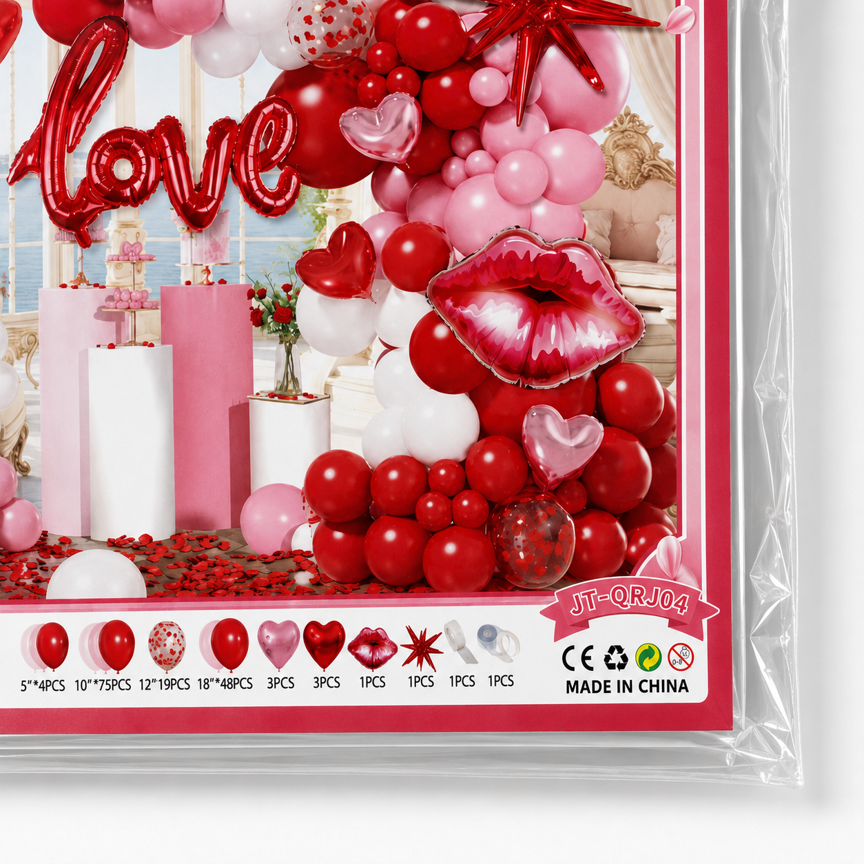 Parttyhub Valentine Love Balloon Set | VLV | Pack 1