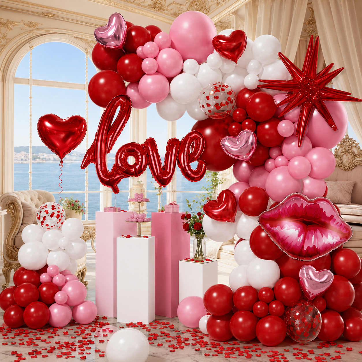 Parttyhub Valentine Love Balloon Set | VLV | Pack 1