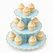 ParttyHub Colourful Party Cupcake Stands- Light Blue | CLRF | Pack 1
