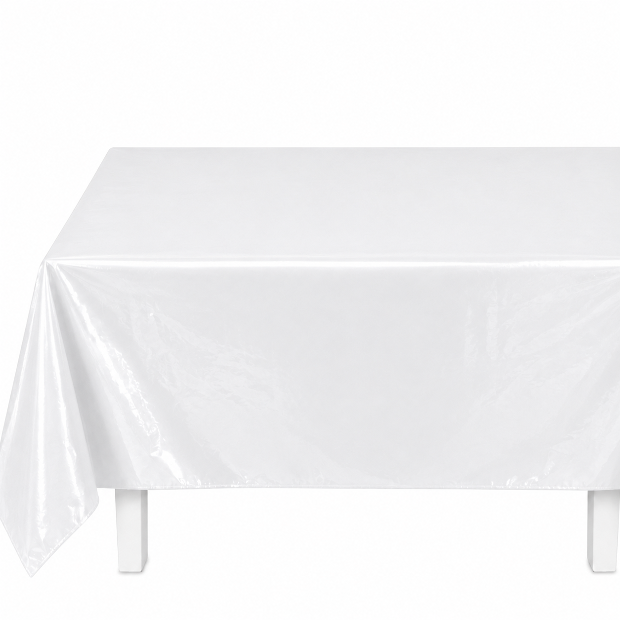 Parttyhub White Solid Colour Tablecloth | PLN | Pack 1