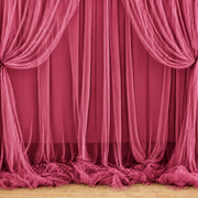 PARTTYHUB DARK PINK TULLE DRAPES | DPT | PACK 1