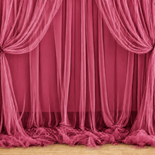 PARTTYHUB DARK PINK TULLE DRAPES | DPT | PACK 1