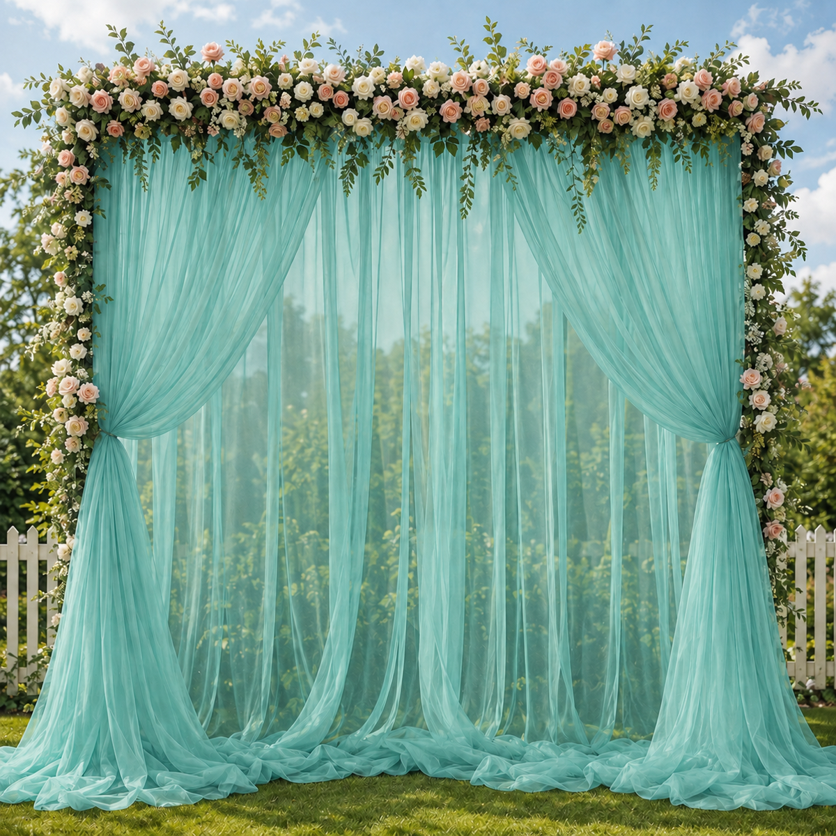 PARTTYHUB ETHEREAL TEAL DRAPES | ETD | PACK 1