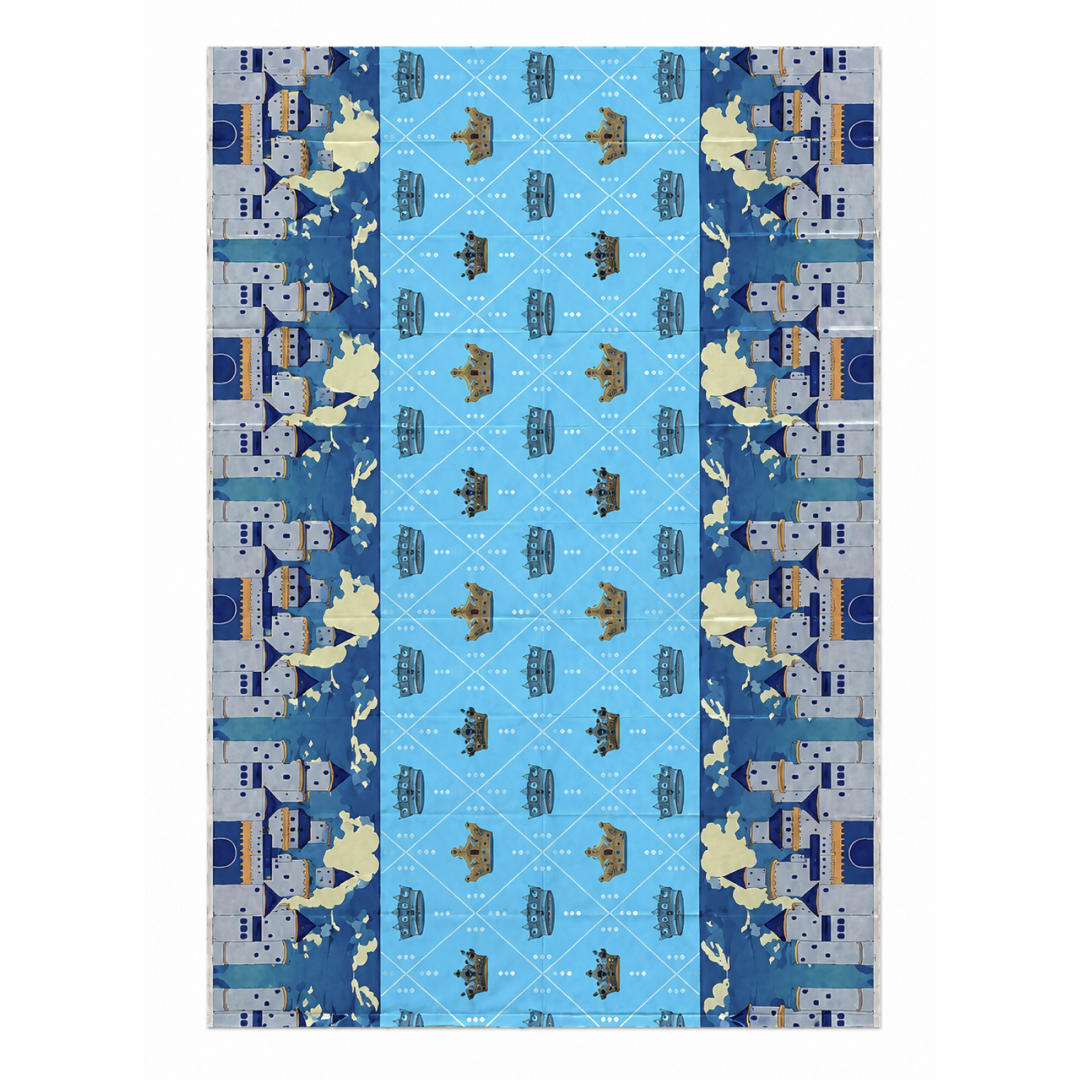 Parttyhub Disney Blue Castle Tablecloth | DSNY | Pack 1
