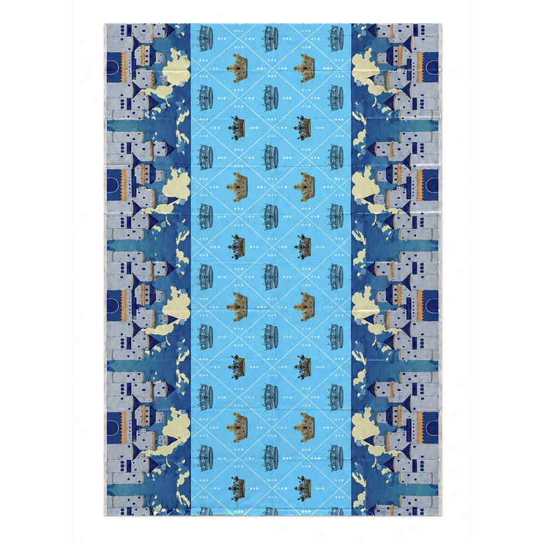 Parttyhub Disney Blue Castle Tablecloth | DSNY | Pack 1