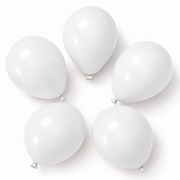 PARTTYHUB VANILLA CLOUD MATTE WHITE BALLOONS | SOL | PACK 15 | PACK 30